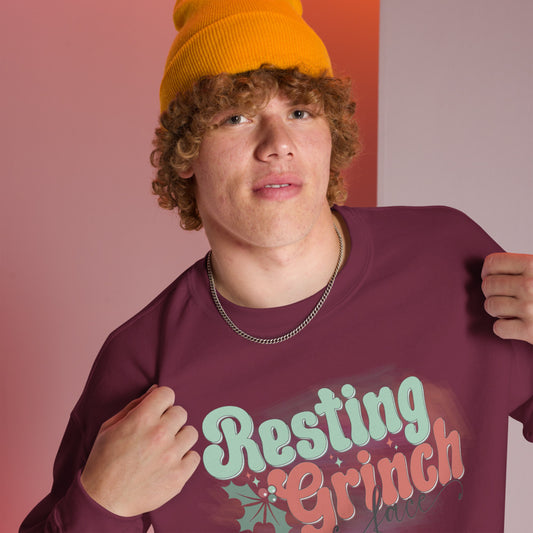 Resting Grinch Face Sweatshirt
